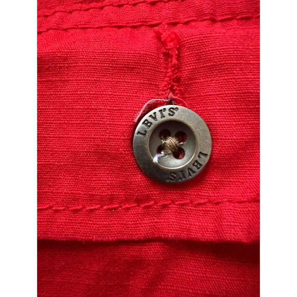 Levi's Westwood Cargo Shorts Regular Size 30 Red